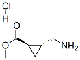 시클로프로판카르복실산,2-(아미노메틸)-,메틸에스테르,염산염,트랜스-(9CI) 구조식 이미지
