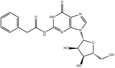 N2-Phenylacetyl guanosine  Structure