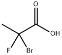 2-Bromo-2-fluoropropionic acid Structure