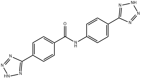 4-(1H-tetrazol-5-yl)-N-(4-(1H-tetrazol-5-yl)phenyl)benzamide Structure