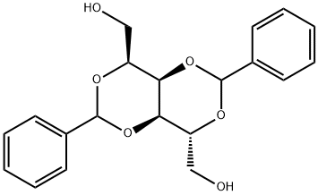 2-O,4-O:3-O,5-O-Dibenzylidene-D-glucitol Structure