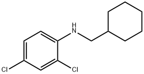 N-CYCLOHEXYL-2,4-DICHLOROANILINE 구조식 이미지