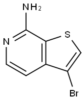 7-AMino-3-broMo-thieno[2,3-c]pyridine Structure