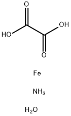 Ferric ammonium oxalate trihydrate 구조식 이미지