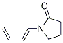 1-(1,3-butadien-1-yl)-2-Pyrrolidinone 구조식 이미지