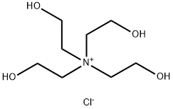 tetrakis(2-hydroxyethyl)ammonium chloride  Structure