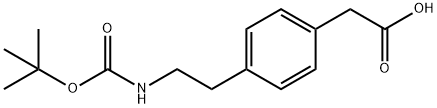 [4-(2-BOC-AMINO-ETHYL)-PHENYL]-ACETIC ACID Structure