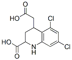 2-carboxy-4-(carboxymethyl)-5,7-dichloro-1,2,3,4-tetrahydroquinoline Structure