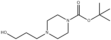 4-(2-하이드록시-프로필)-피페라진-1-카복실산TERT-BUTYL에스테르 구조식 이미지