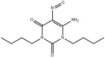6-AMino-1,3-dibutyl-5-nitroso-2,4(1H,3H)-pyriMidinedione 구조식 이미지