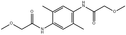 N,N(2,5-디메틸-1,4-페닐렌)비스-2-메톡시아세트아미드 구조식 이미지