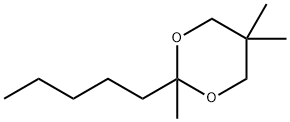 2,5,5-trimethyl-2-pentyl-1,3-dioxane Structure