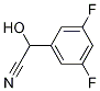 Benzeneacetonitrile, 3,5-difluoro-a-hydroxy- 구조식 이미지