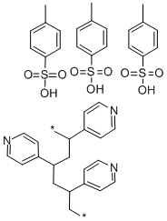 폴리(4-비닐피리디늄P-톨루엔설포네이트) 구조식 이미지