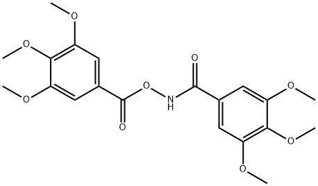 N-(3,4,5-trimethoxybenzoyloxy)-3,4,5-trimethoxybenzamide Structure