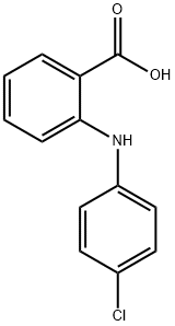 N-(4-CHLOROPHENYL)ANTHRANILIC ACID Structure