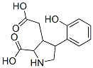 4-(2-hydroxyphenyl)-2-carboxy-3-pyrrolidineacetic acid Structure