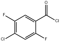 4-클로로-2,5-디플루오로벤조일클로라이드 구조식 이미지