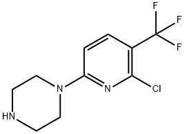 1-(6-chloro-5-(trifluoromethyl)pyridin-2-yl)piperazine Structure