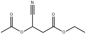 3-ACETOXY-3-CYANO-PROPIONIC ACID ETHYL ESTER Structure