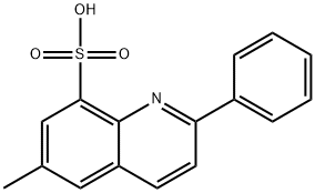 8-Quinolinesulfonic  acid,  6-methyl-2-phenyl- 구조식 이미지