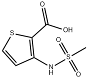 3-(MethylsulfonaMido)-2-thiophenecarboxylic Acid Structure