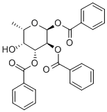 1,2,3-Tri-O-benzoyl-a-L-fucopyranose Structure