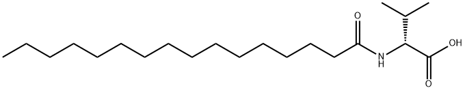 N-Hexadecanoyl-D-valine 구조식 이미지