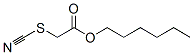 Thiocyanatoacetic acid hexyl ester Structure