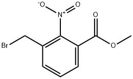 Methyl 3-(broMoMethyl)-2-nitrobenzoate Structure