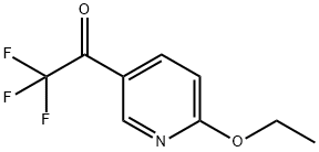 Ethanone, 1-(6-ethoxy-3-pyridinyl)-2,2,2-trifluoro- (9CI) 구조식 이미지