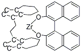 (R,R)-ETHYLENEBIS-(4,5,6,7-TETRAHYDRO-1-INDENYL)-ZIRCONIUM(IV)-(R)-(1,1'-BINAPHTHYL-2) Structure