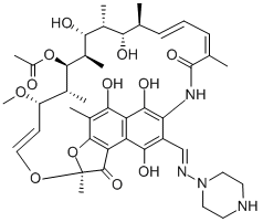 N-Demethyl Rifampin Structure