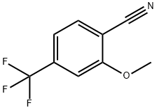 2-METHOXY-4-(TRIFLUOROMETHYL)BENZONITRILE Structure
