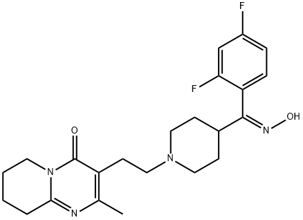 132961-05-8 3-[2-[4-[(Z)-(2,4-Difluorophenyl)(hydroxyiMino)Methyl]-1-piperidinyl]ethyl]-6,7,8,9-tetrahydro-2-Methyl-4H-pyrido[1,2-a]pyriMidin-4-one