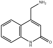 4-(아미노메틸)퀴놀린-2(1H)-온 구조식 이미지
