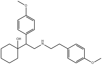 D,L-N,N-Didesmethyl-N-(4-methoxyphenethyl) Venlafaxine Structure
