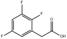 2,3,5-TRIFLUOROPHENYLACETIC ACID Structure