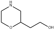2-(2-Hydroxyethyl)morpholine 구조식 이미지