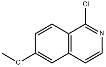 1-CHLORO-6-METHOXY-ISOQUINOLINE Structure