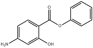 Phenyl-4-aminosalicylate  구조식 이미지