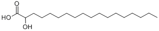 2-HYDROXYOCTADECANOIC ACID 구조식 이미지