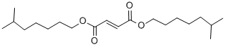 Diisooctyl fumarate 구조식 이미지