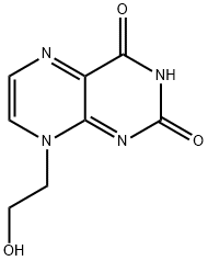 8-(2-Hydroxyethyl)-2,4(3H,8H)-pteridinedione Structure