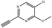 5-Chloro-2-ethynyl-4-methoxypyrimidine Structure