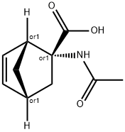 Bicyclo[2.2.1]hept-5-ene-2-carboxylic acid, 2-(acetylamino)-, endo- (9CI) Structure