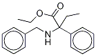 N-Benzyl-2-ethyl-2-phenylglycine Ethyl Ester Structure