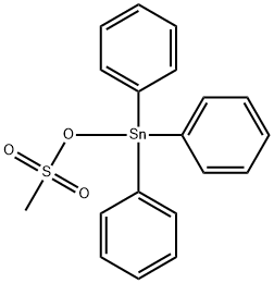 [(Methylsulfonyl)oxy]triphenylstannane Structure