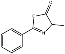 4-METHYL-2-PHENYL-2-OXAZOLINE-5-ONE 구조식 이미지