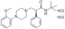 (S)-N-TERT-BUTYL-3-(4-(2-METHOXYPHENYL)-PIPERAZIN-1-YL)-2-PHENYLPROPANAMIDE DIHYDROCHLORIDE 구조식 이미지